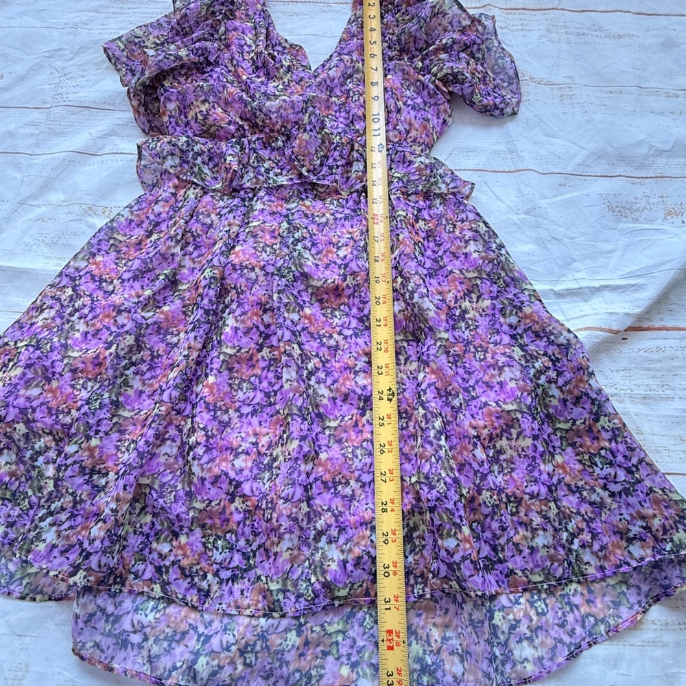 Hudson Gray Summer‎ Mini Dress | Size S | Purple | Casual Lightweight Dress - Picture 5 of 8